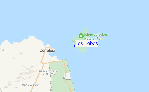 Los Lobos location map