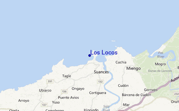 Los Locos location map