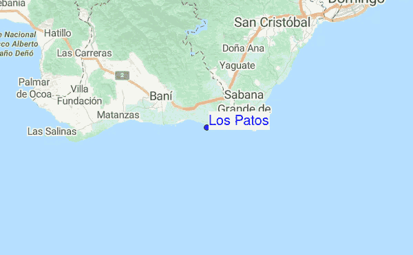 Los Patos Location Map
