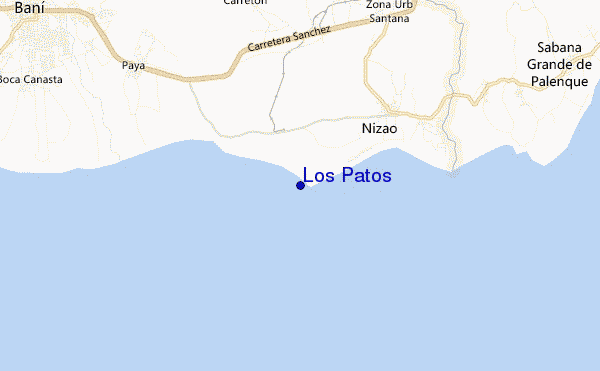 Los Patos location map