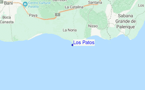 Los Patos location map