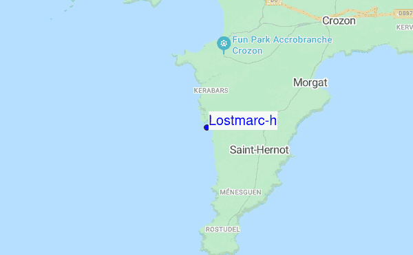 Lostmarc'h location map