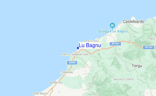 Lu Bagnu location map