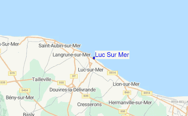 Luc Sur Mer location map