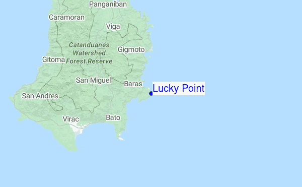 Lucky Point Location Map
