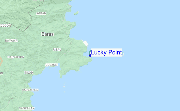 Lucky Point location map