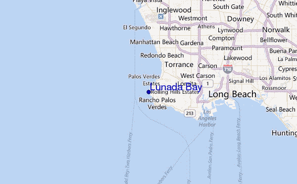 Lunada Bay Location Map