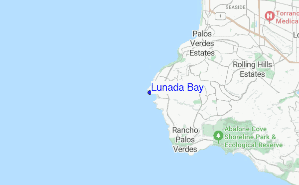 Lunada Bay location map