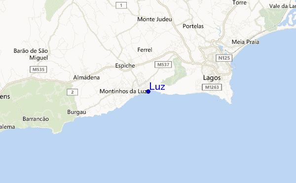 Luz location map