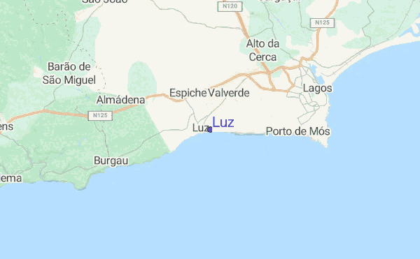 Luz location map