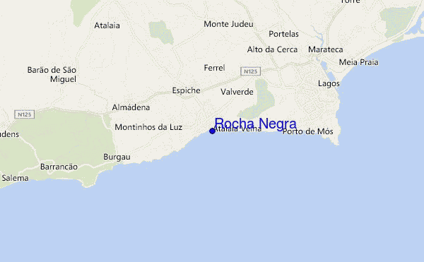 Rocha Negra location map