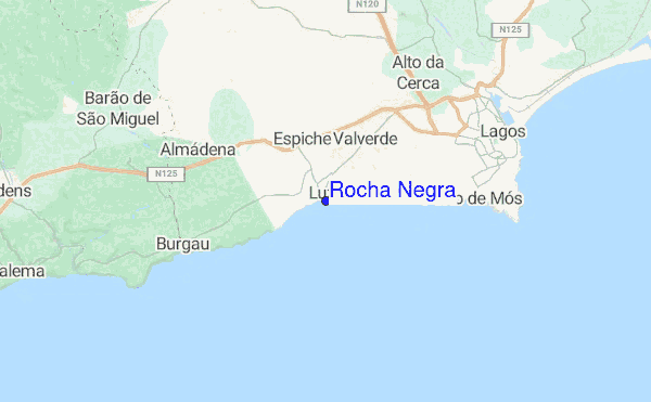 Rocha Negra location map