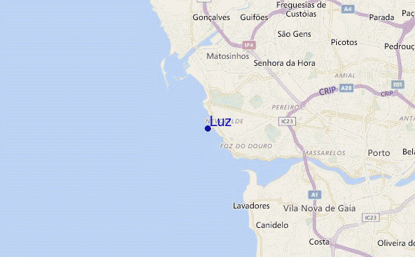 Luz location map