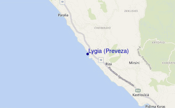 Lygia (Preveza) location map