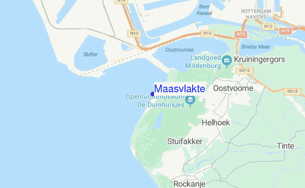 Maasvlakte location map