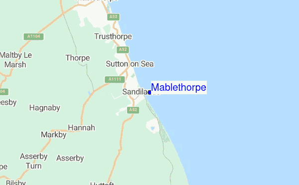 Mablethorpe location map