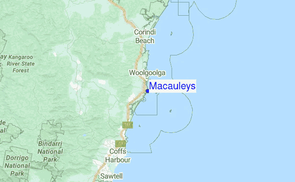 Macauleys Location Map