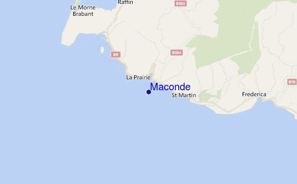 Maconde location map