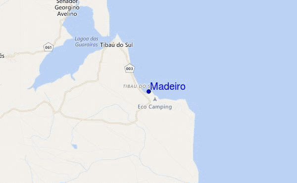 Madeiro location map