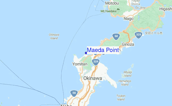 Maeda Point Location Map