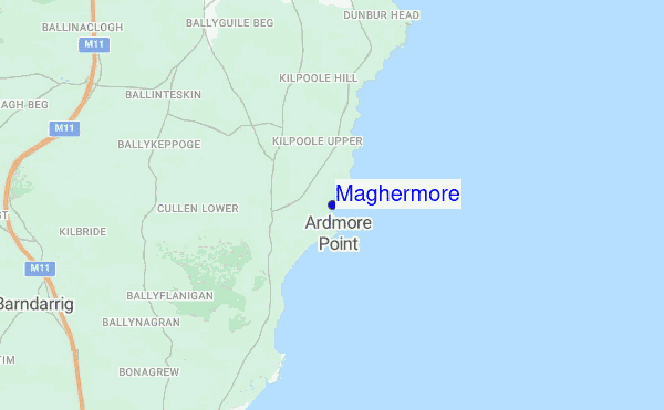 Maghermore location map