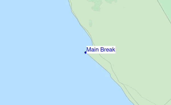 Main Break Location Map