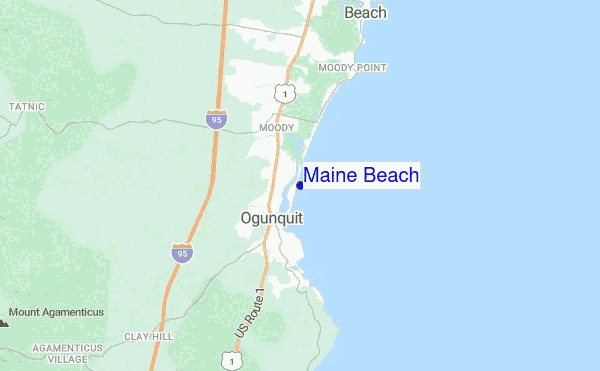 Maine Beach location map