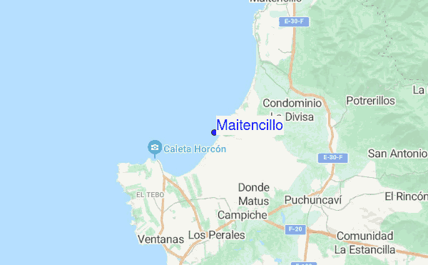 Maitencillo location map