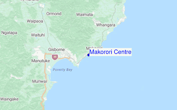 Makorori Centre Location Map