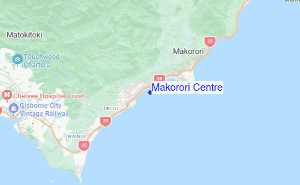 Makorori Centre location map