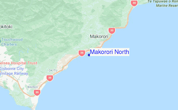 Makorori North location map