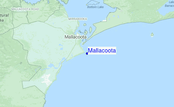 Mallacoota location map