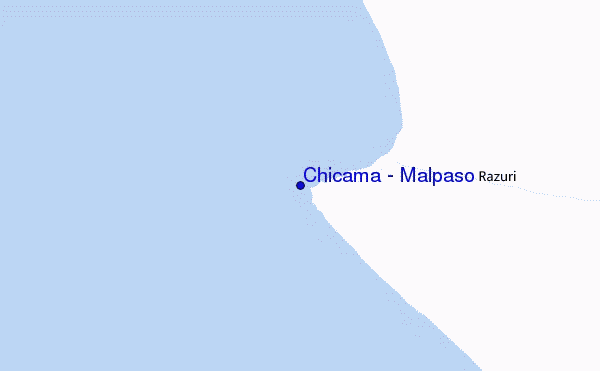Chicama - Malpaso location map