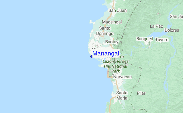 Manangat Location Map