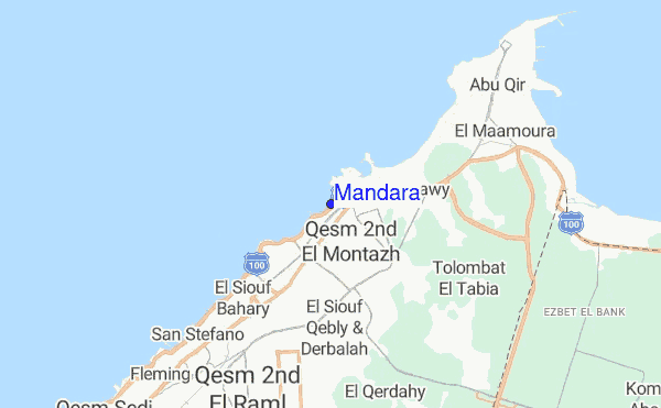 Mandara location map