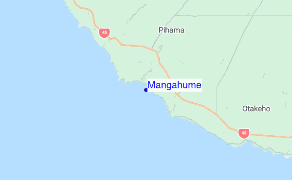 Mangahume location map