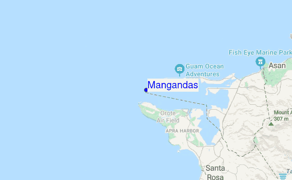 Mangandas location map