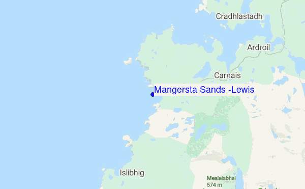 Mangersta Sands (Lewis) location map