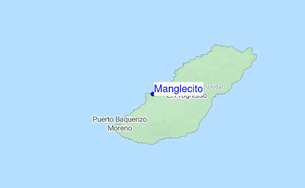 Manglecito Location Map