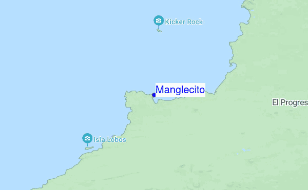 Manglecito location map