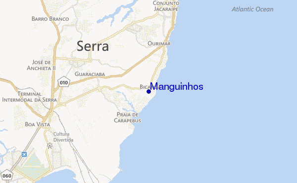 Manguinhos location map