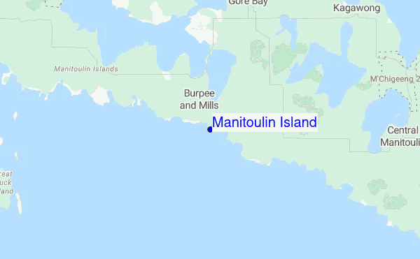 Manitoulin Island Location Map
