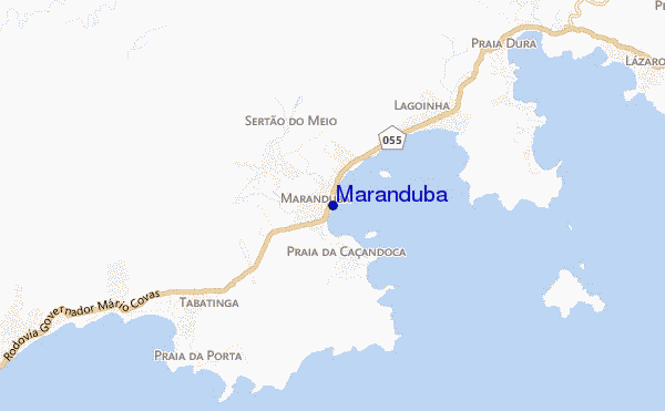 Maranduba location map