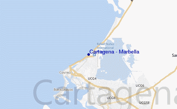 Cartagena - Marbella location map