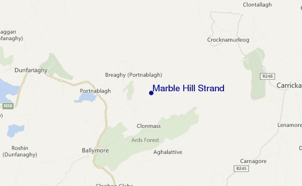 Marble Hill Strand location map