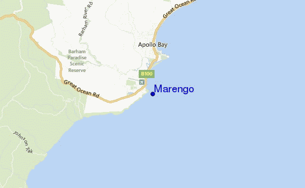 Marengo location map