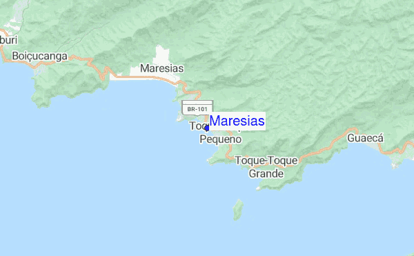 Maresias location map