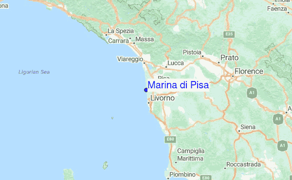 Marina Di Pisa 48 Hour Detailed Surf Forecast