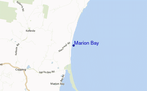 Marion Bay location map