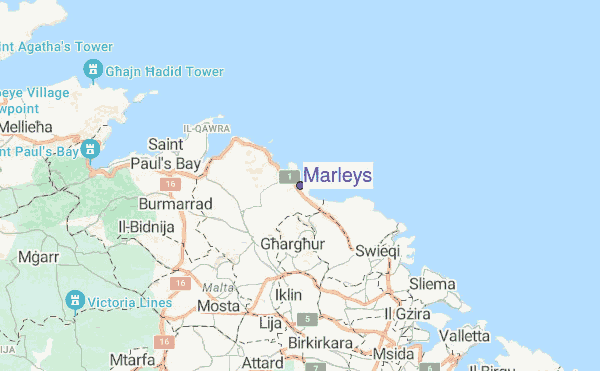 Marleys location map